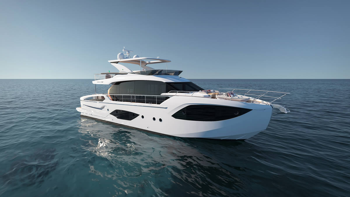 70 FLY superstructure detail close starboard