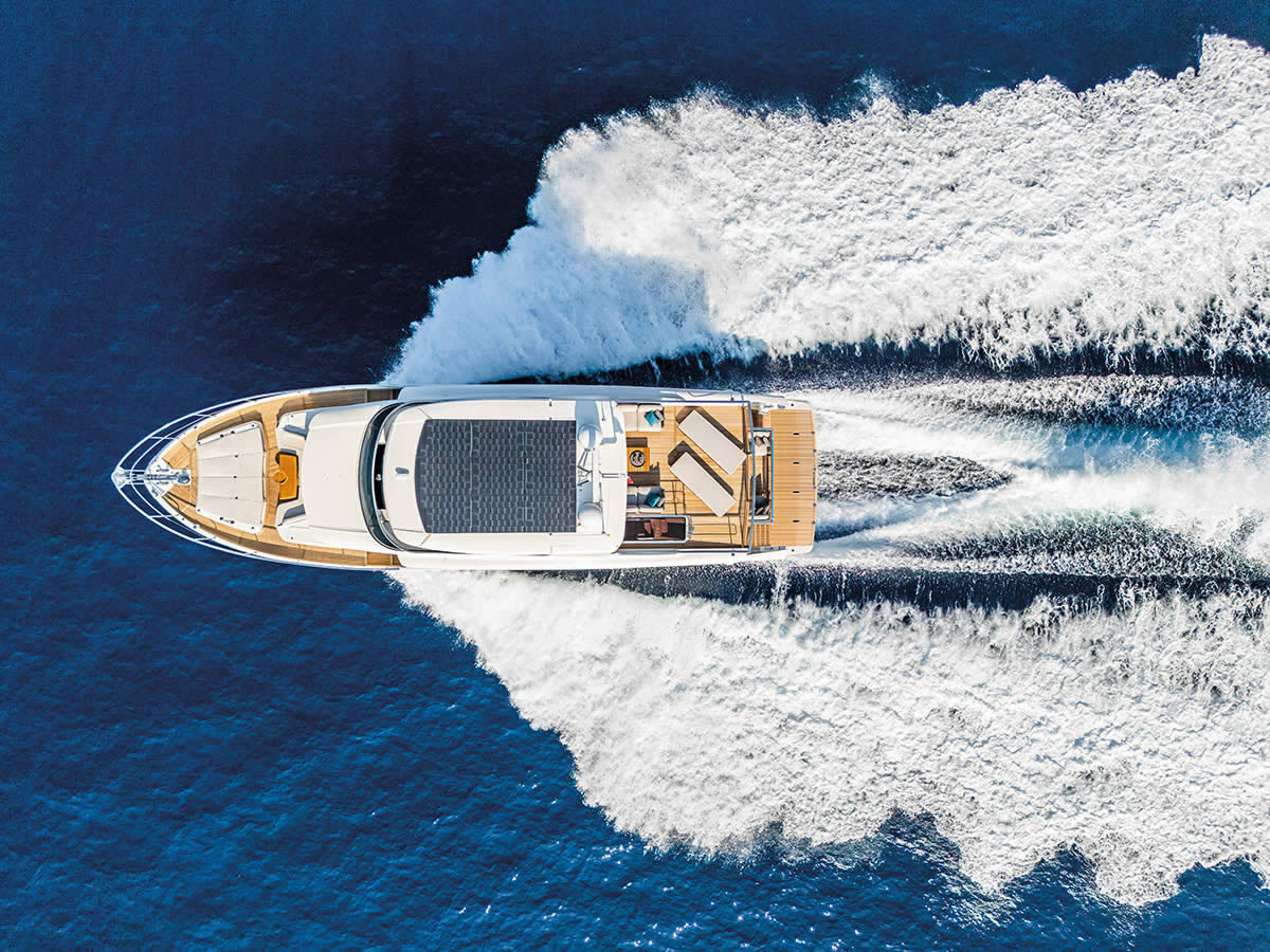 Navetta 70 aerial overhead running
