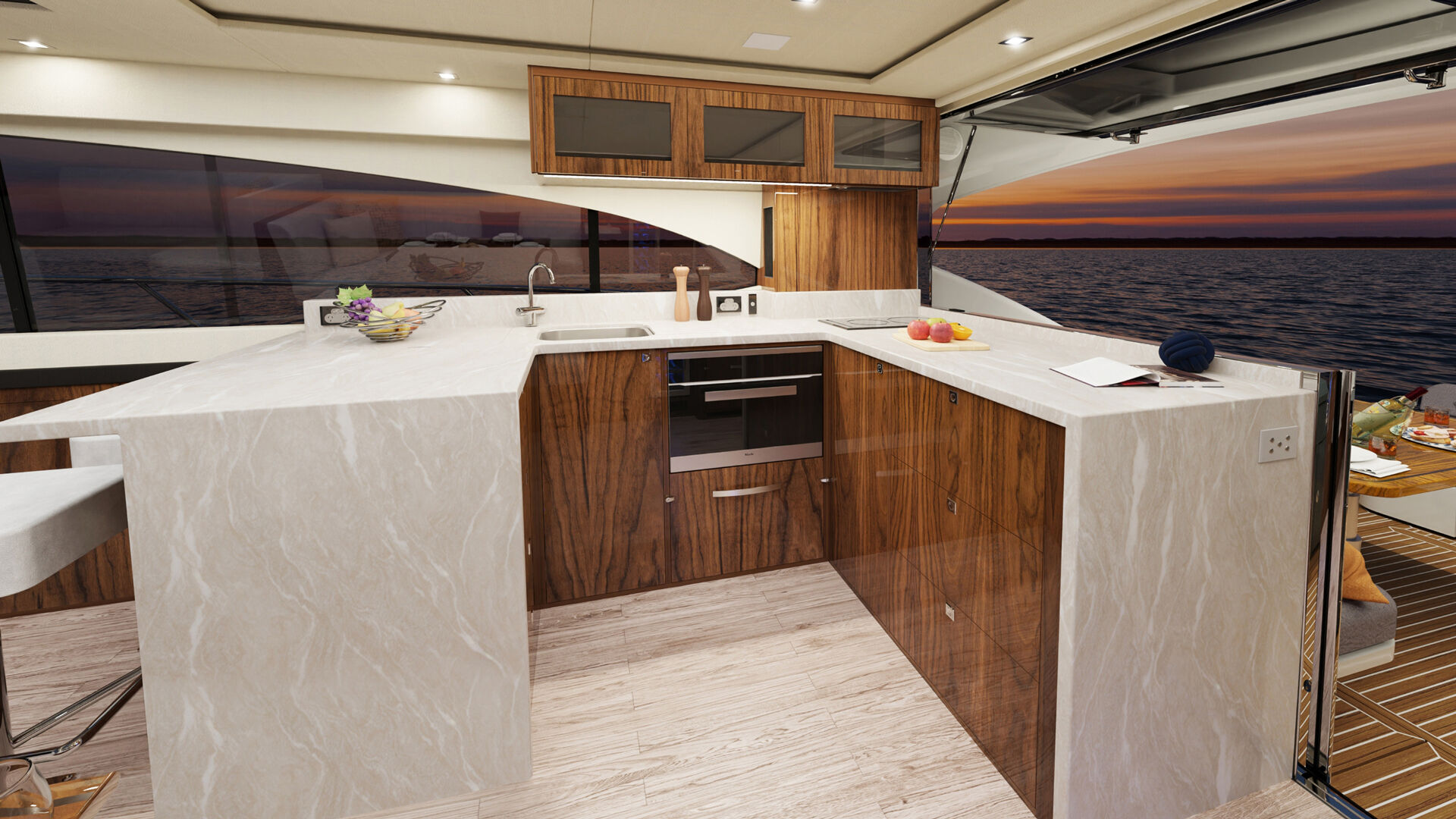 Riviera 5400 SY – Riviera 5400 Sport Yacht Platinum Edition Galley 02