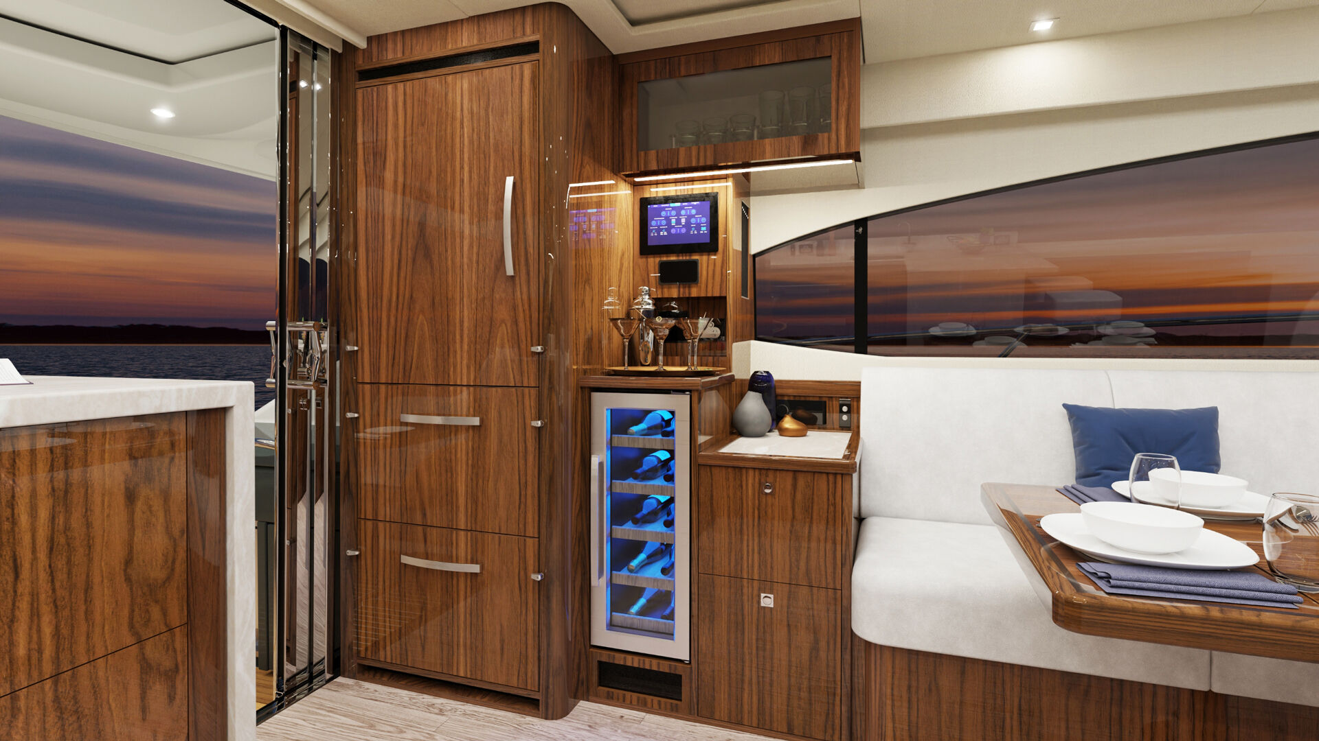 Riviera 5400 SY – Riviera 5400 Sport Yacht Platinum Edition Wet Bar 02
