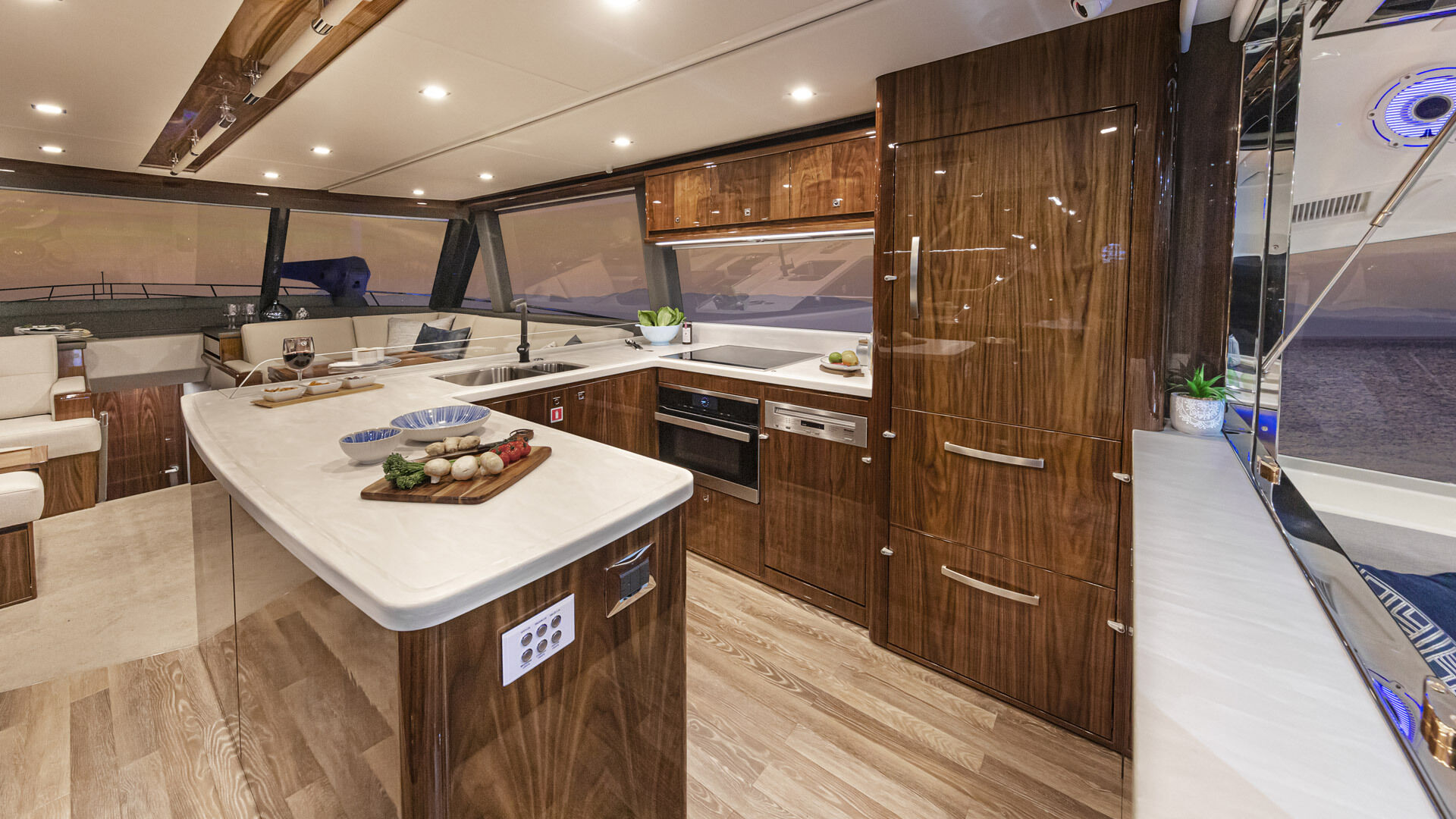 Riviera 64 SMY – Riviera 64 Sports Motor Yacht Galley 01