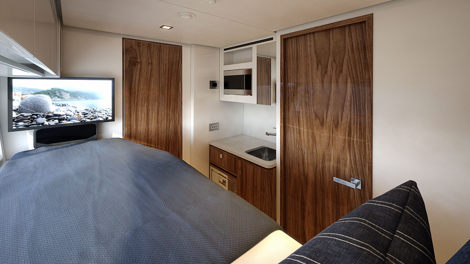 Riviera 6800 SY – Riviera 6800 Sport Yacht Platinum Edition Crew Cabin 02 R