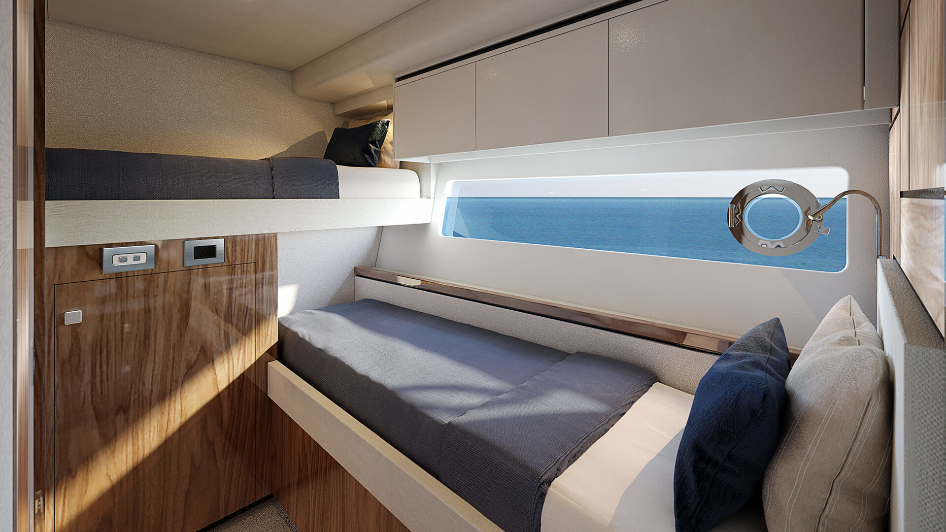 Riviera 6800 SY – Riviera 6800 Sport Yacht Platinum Edition Starboard Stateroom 01 R
