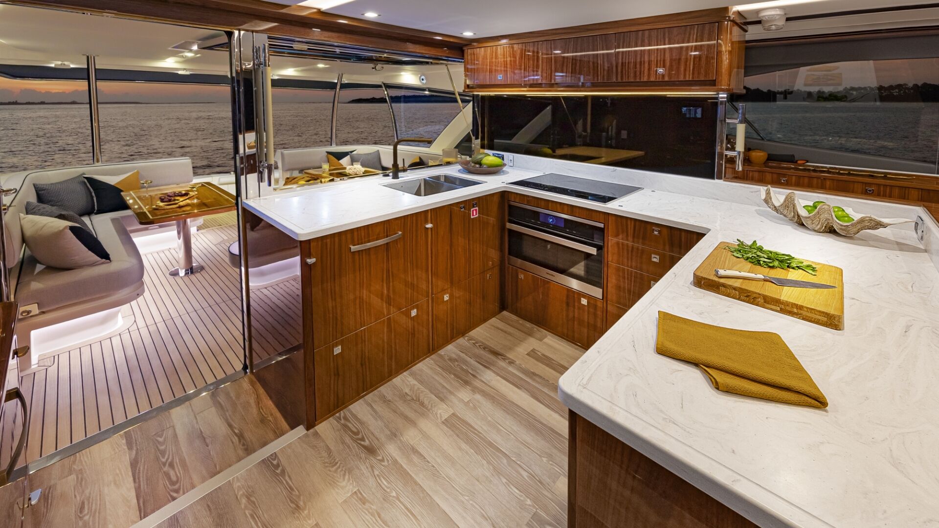 Riviera 72 SMY – Riviera 72 Sports Motor Yacht Galley 01