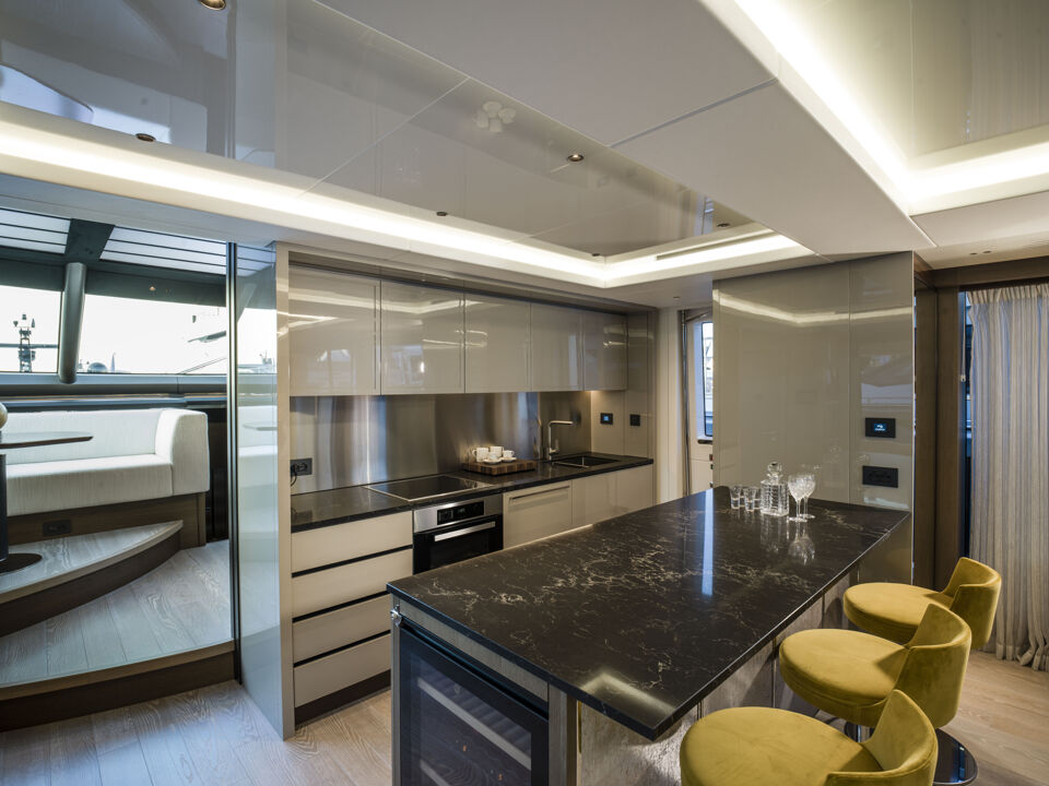90 Ocean — saloon interior