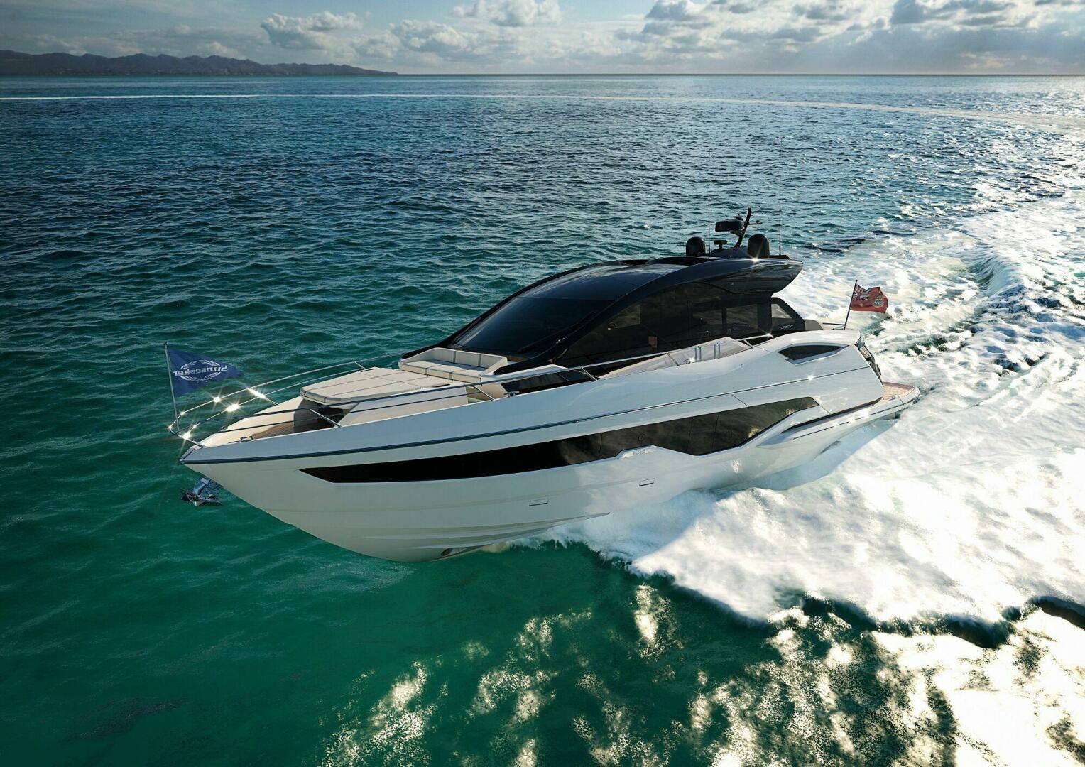 Sunseeker Predator 55 — port bow running shot