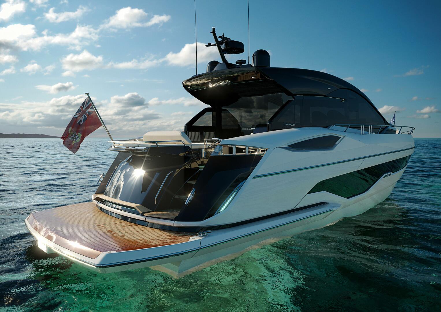 Predator 55 — helm and dashboard