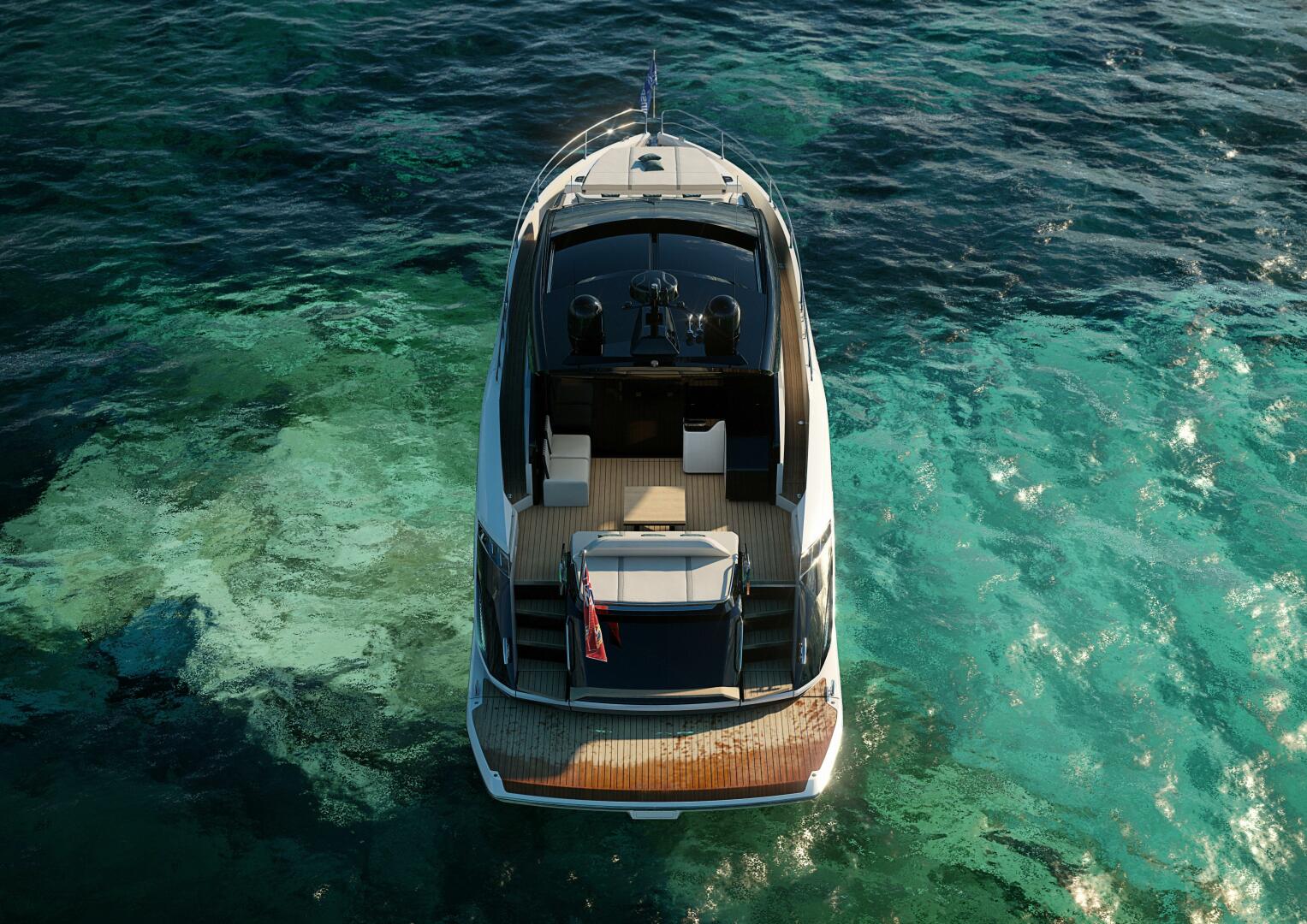 Predator 55 — saloon interior