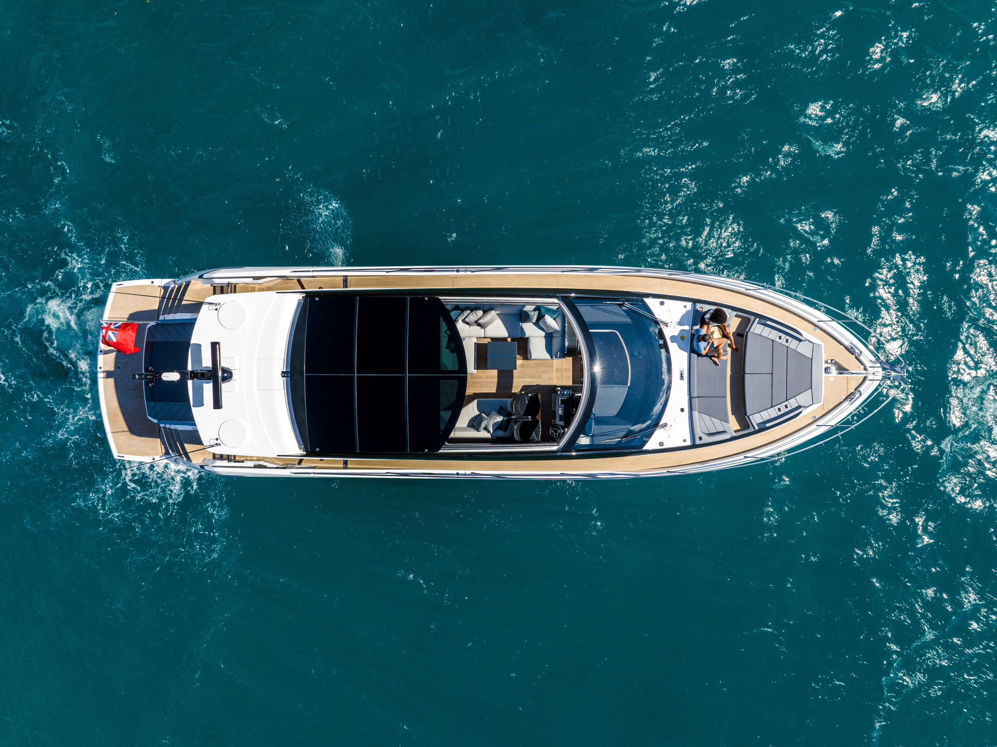 Predator 65 — guest cabin, twin berths, quality cabinetry