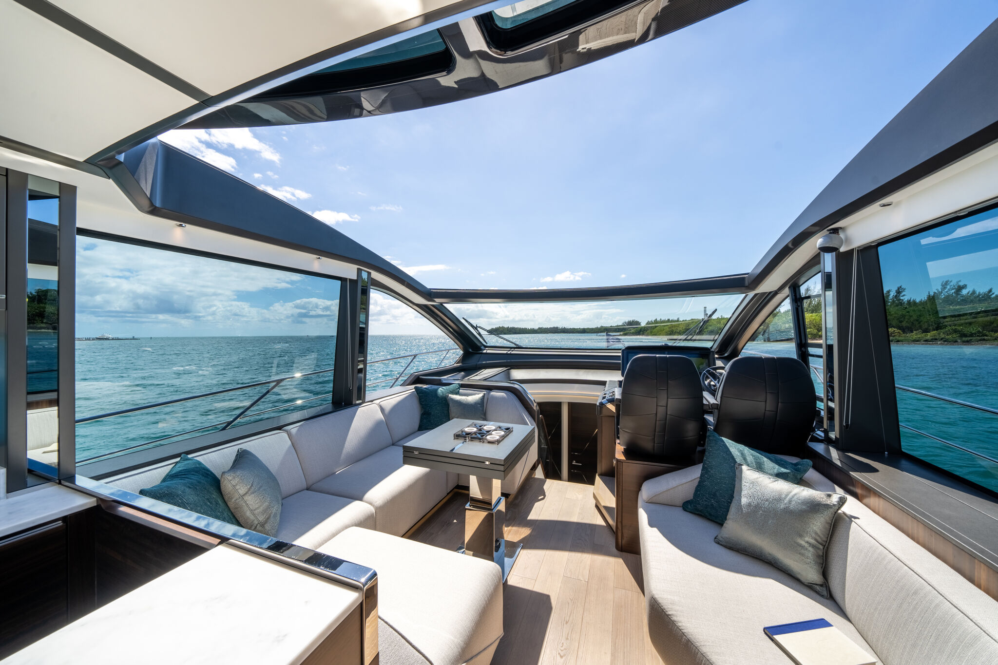 Predator 65 — Volvo Penta IPS pod, twin-pod installation, engine room